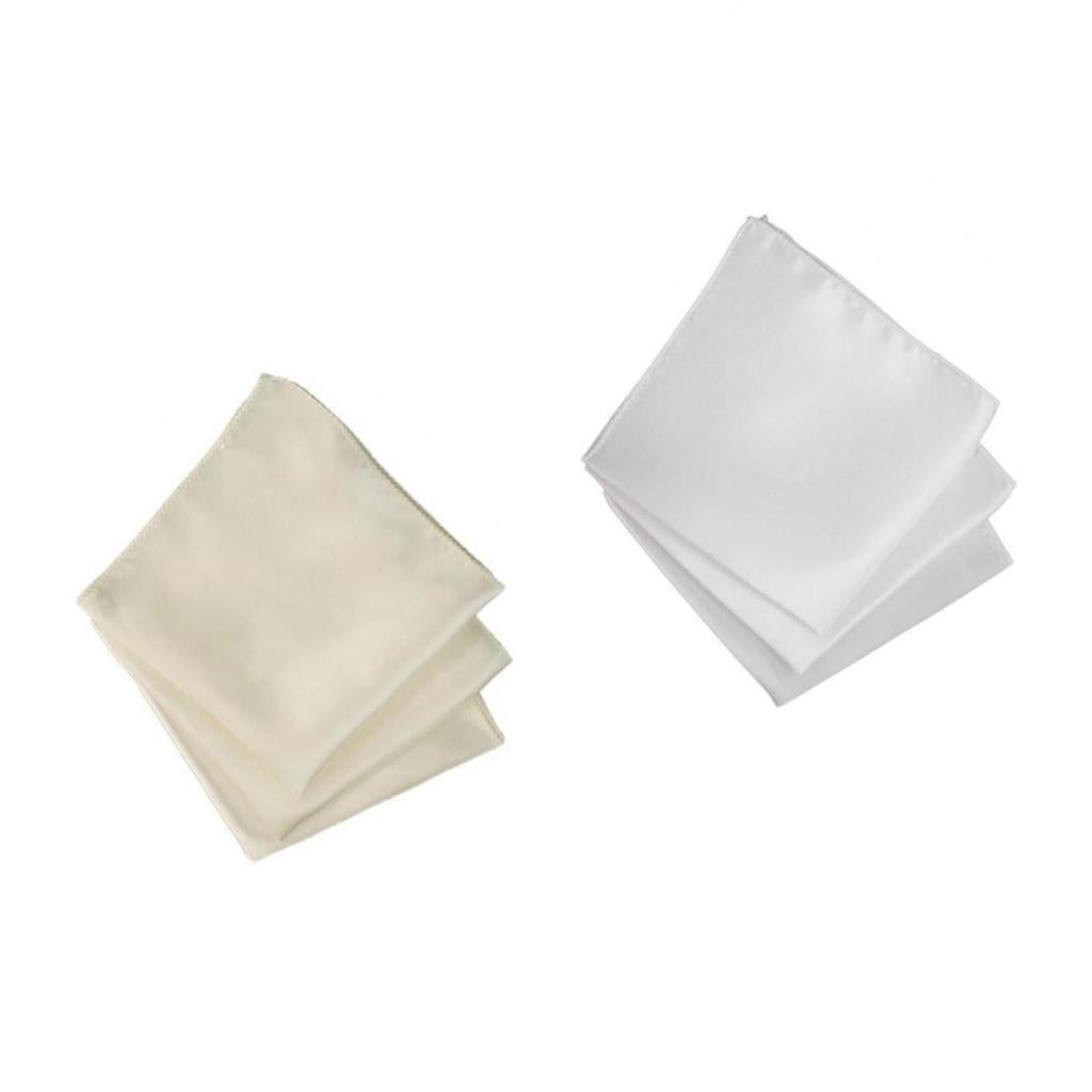 20pcs Polyester Napkin Pocket Handkerchief Square Wedding Party Tableware