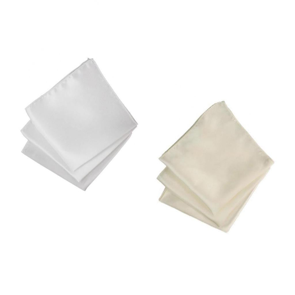 20pcs Polyester Napkin Pocket Handkerchief Square Wedding Party Tableware
