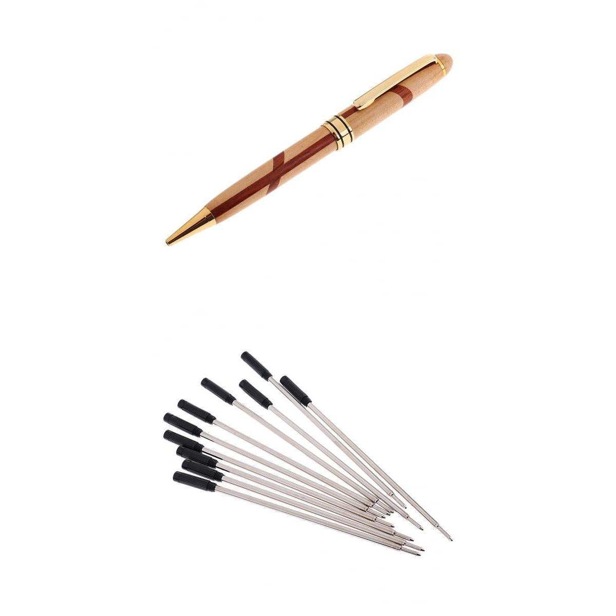 Bamboo Sign Pen Mosaic Ballpoint Pen Gift Souvenir Writing Equipment Tools