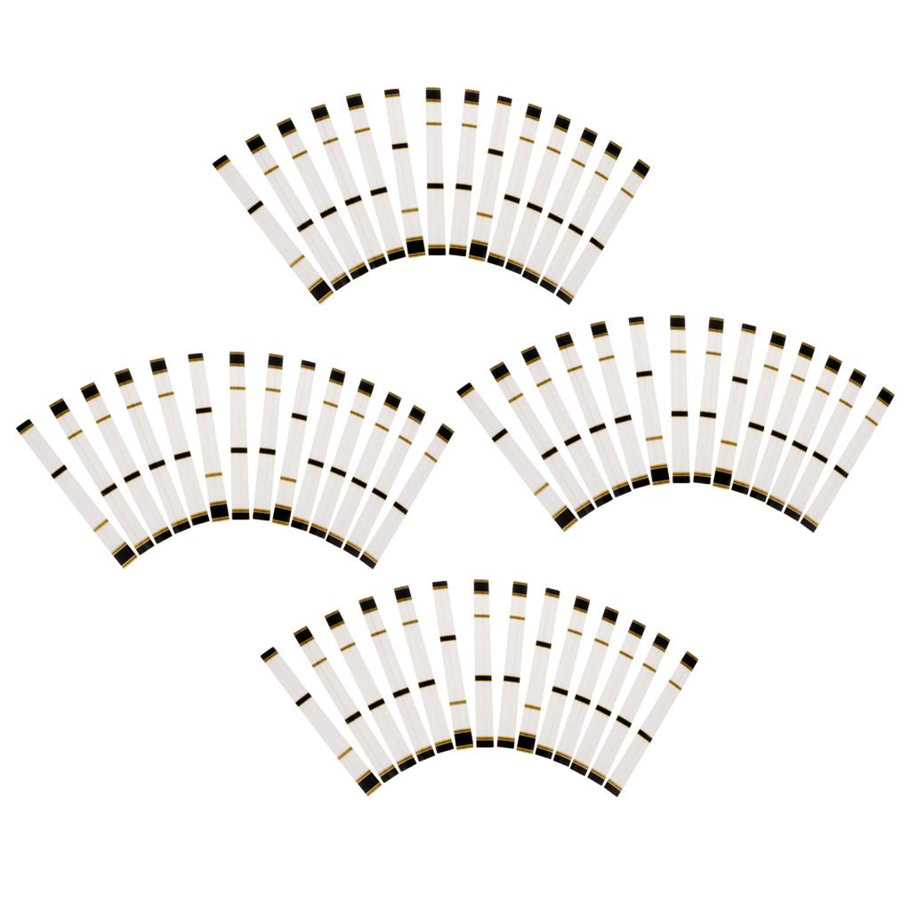 60 Pieces White SPVC Heat Shrinkable Dense Archery Arrow Wraps 19.5 x 2cm