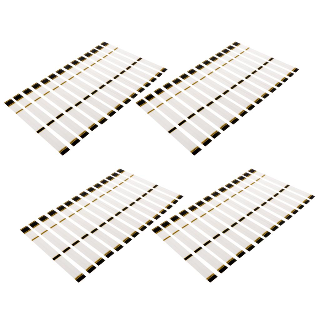 60 Pieces White SPVC Heat Shrinkable Dense Archery Arrow Wraps 19.5 x 2cm