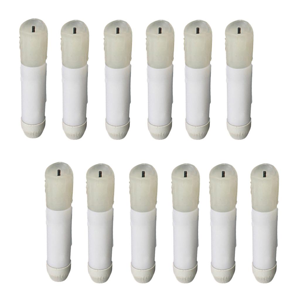 12 Pieces 105mm Tall Electric LED Candle Flameless Candle for Party Decor B