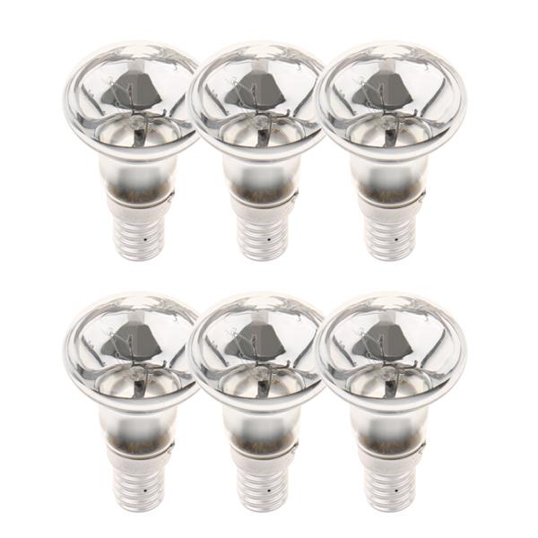 6Pcs R39 Reflector Tungsten Filament Spotlight Bulb Lamp SES E14 25W