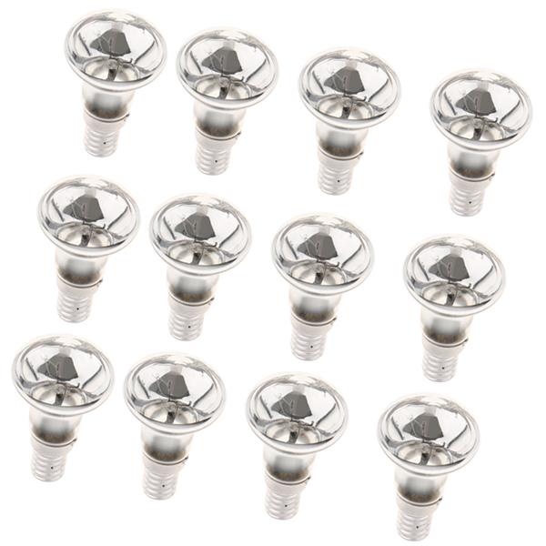 12Pcs R39 Reflector Tungsten Filament Spotlight Bulb Lamp SES E14 25W