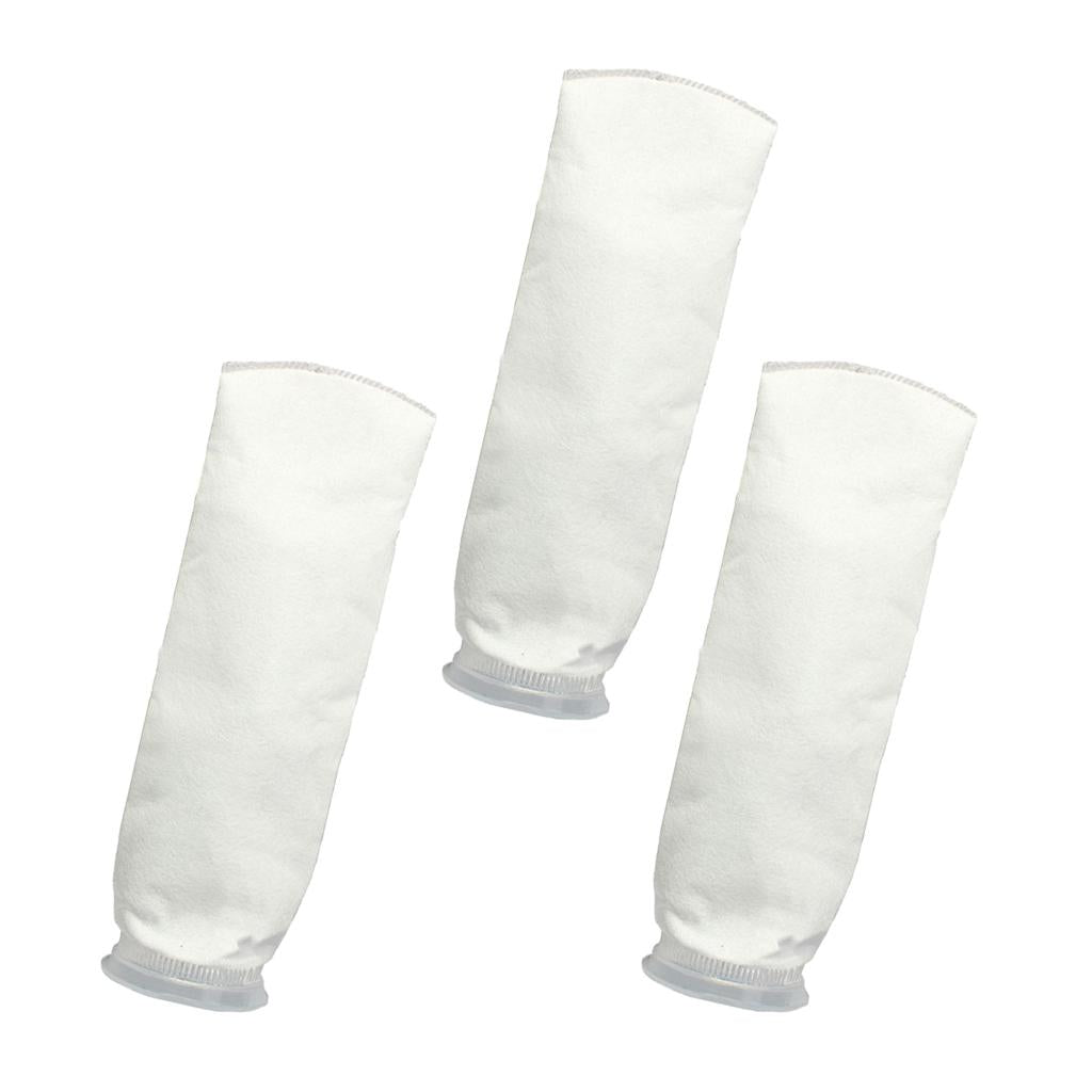 3Pcs 150 um Aquarium Fish Tank Marine Sump Felt Pre Filter Sock Bag