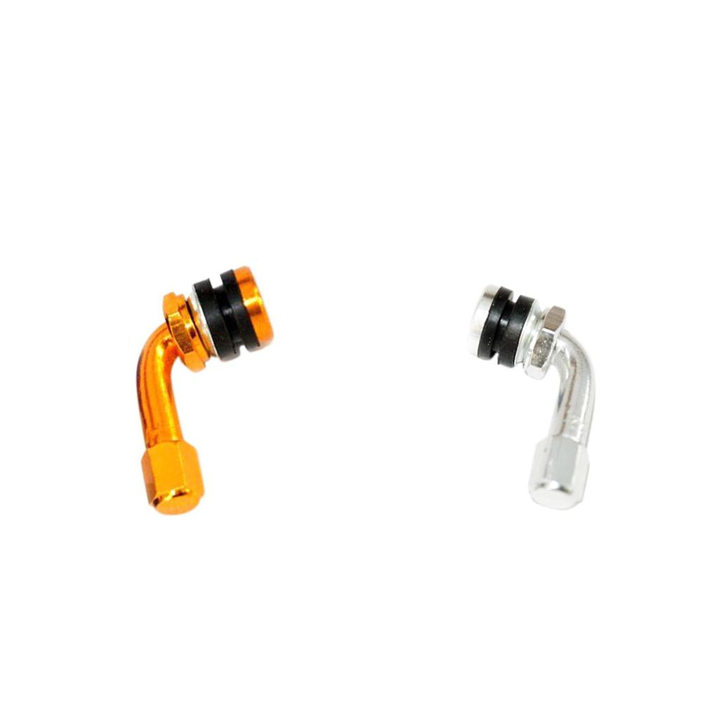 CNC Aluminum Motorcycle Rim Wheel Air Tyre Tire Valve Stem Silver/Gold