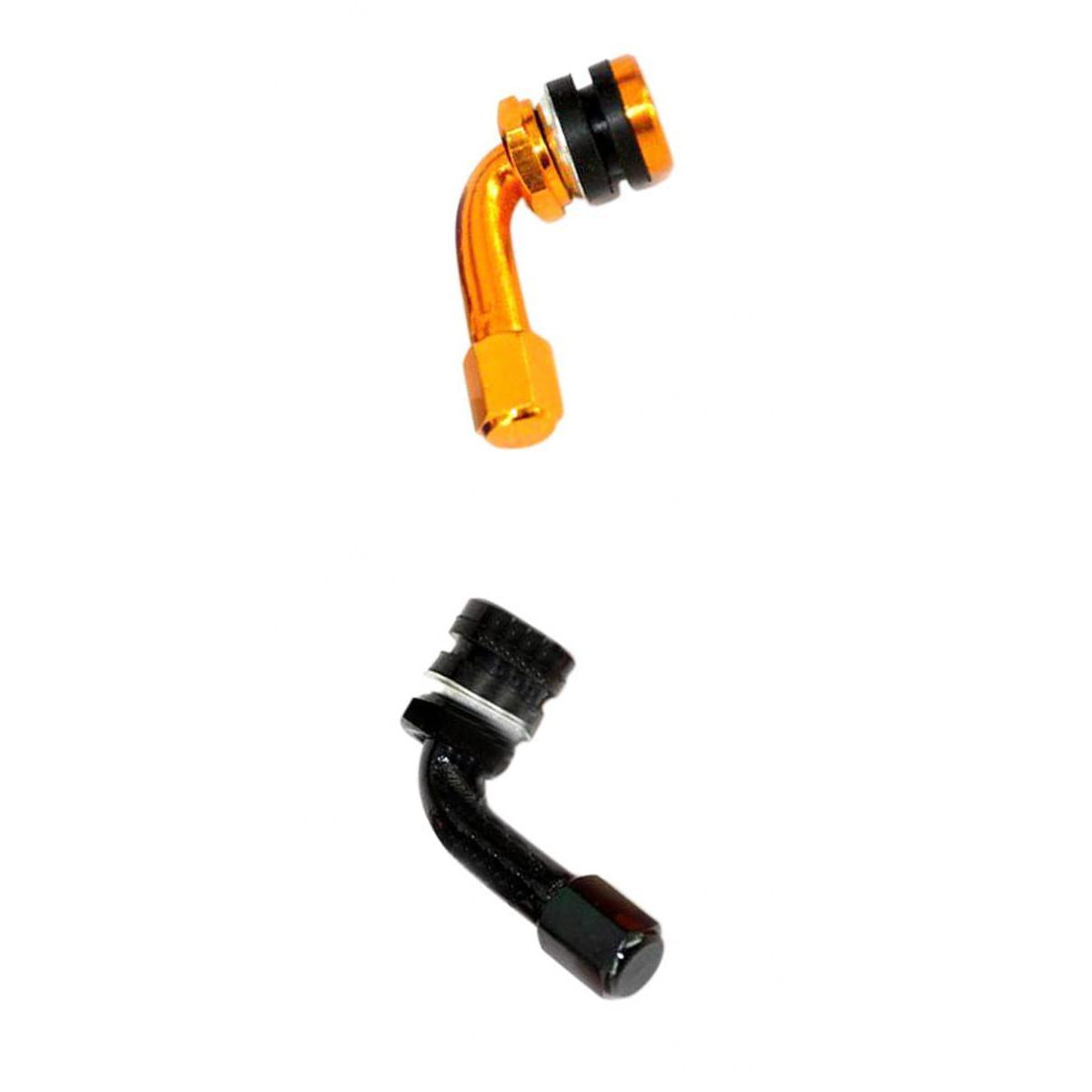 CNC Aluminum Motorcycle Rim Wheel Air Tyre Tire Valve Stem Black/Gold