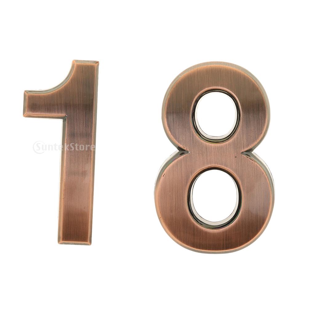 2Pcs Wall Plaque Sign Number 18 Letter for 18-year-old Birthday Party Decor
