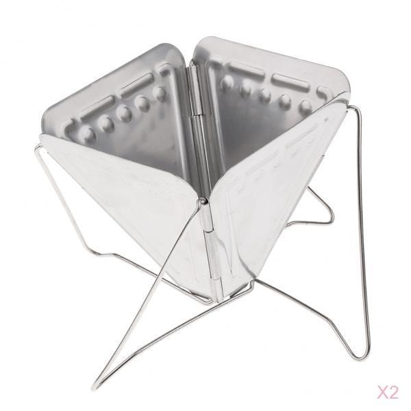 2pcs Folding Coffee Drip Support Stainless Steel Coffee Filter Holder Stand