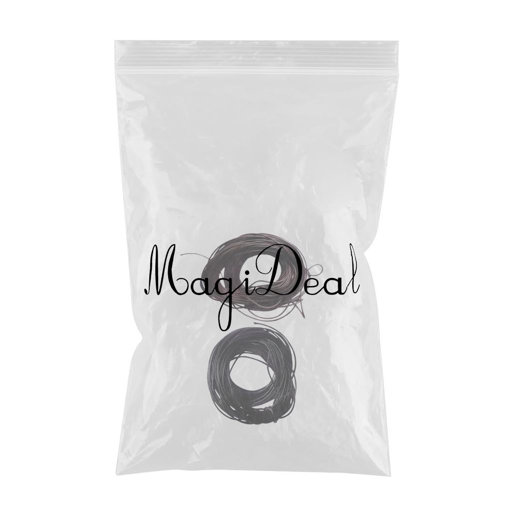 2 Pieces 10 Meters Waxed Nylon String for DIY Bracelet Jewelry Making 1mm