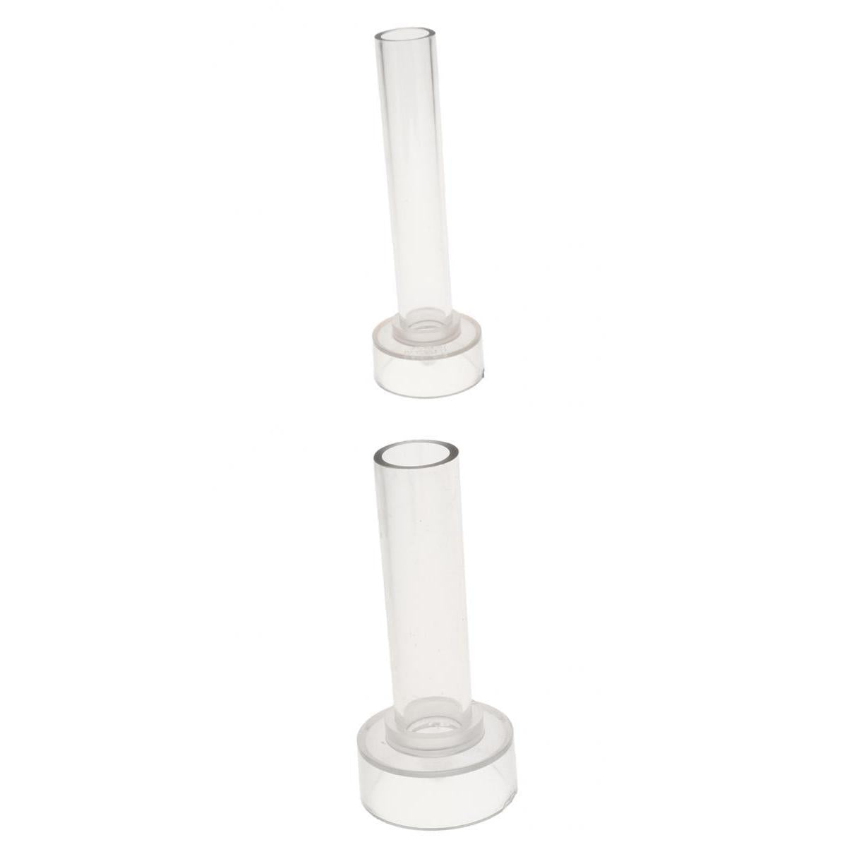 2 Pieces Plastic Round Church Top Candle Mould for Candle Making 15cm 20cm