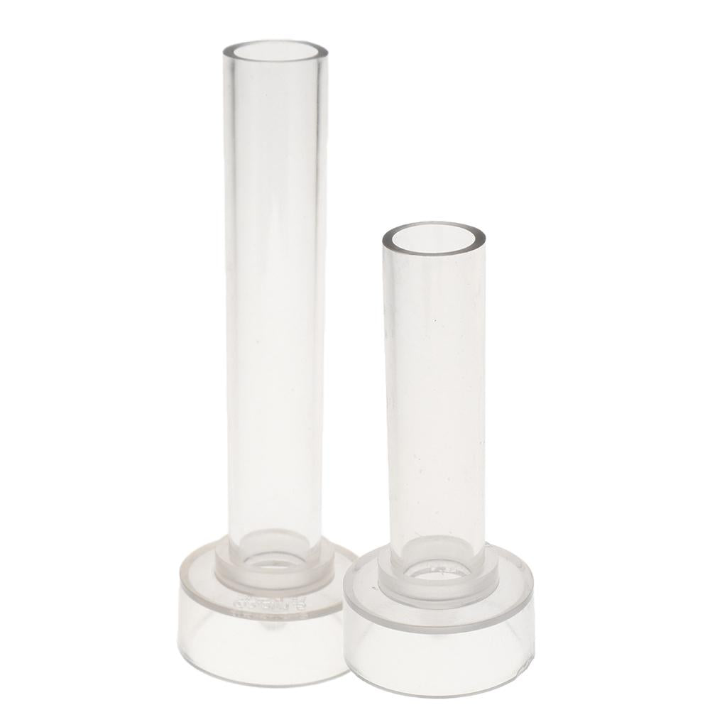 2 Pieces Plastic Round Church Top Candle Mould for Candle Making 15cm 20cm