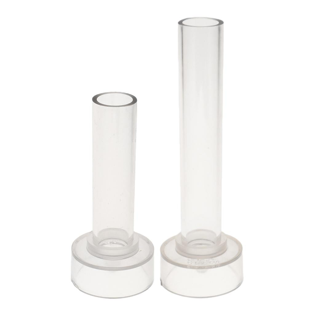 2 Pieces Plastic Round Church Top Candle Mould for Candle Making 15cm 20cm