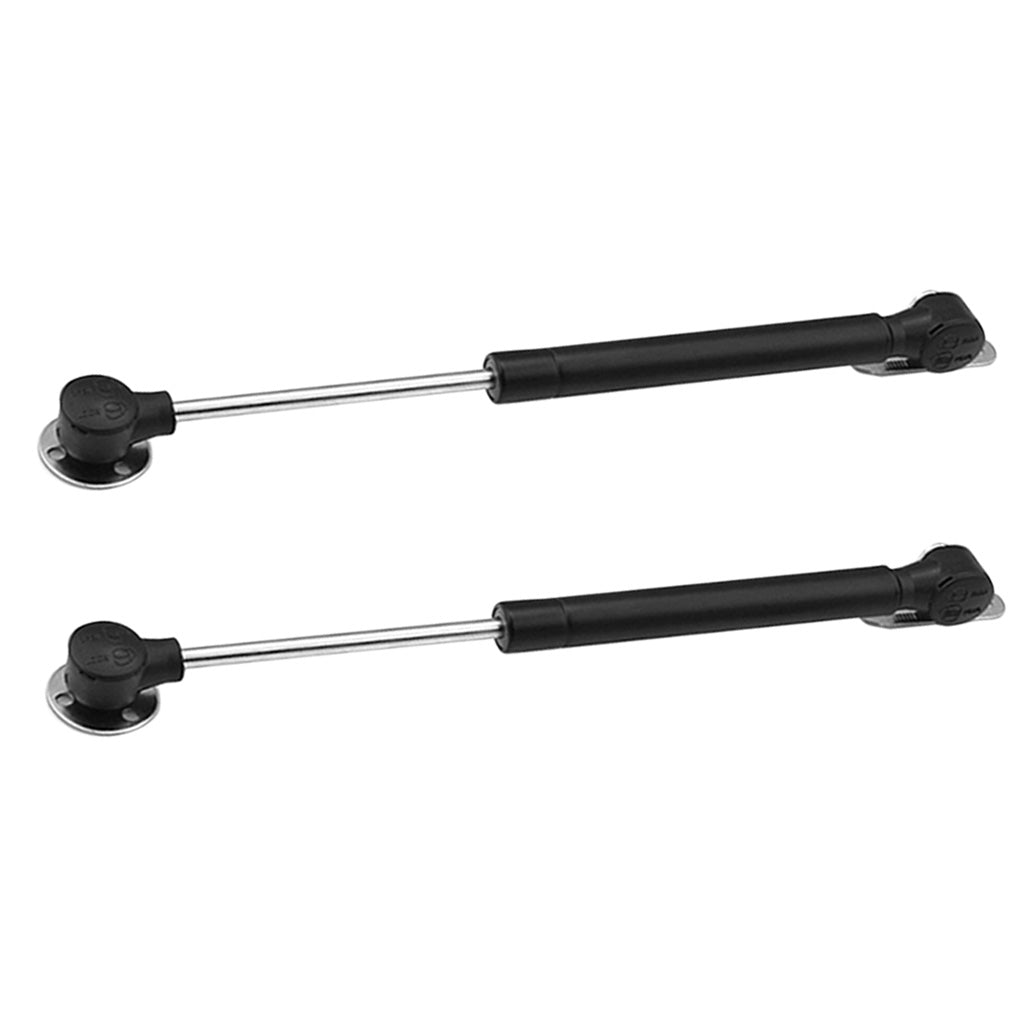 2Pcs Lift Up Lid Support Door Stay Piston Hinge Kitchen Cupboard Black