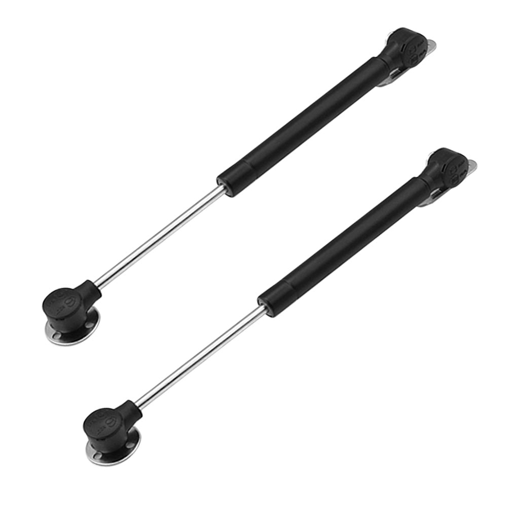 2Pcs Lift Up Lid Support Door Stay Piston Hinge Kitchen Cupboard Black