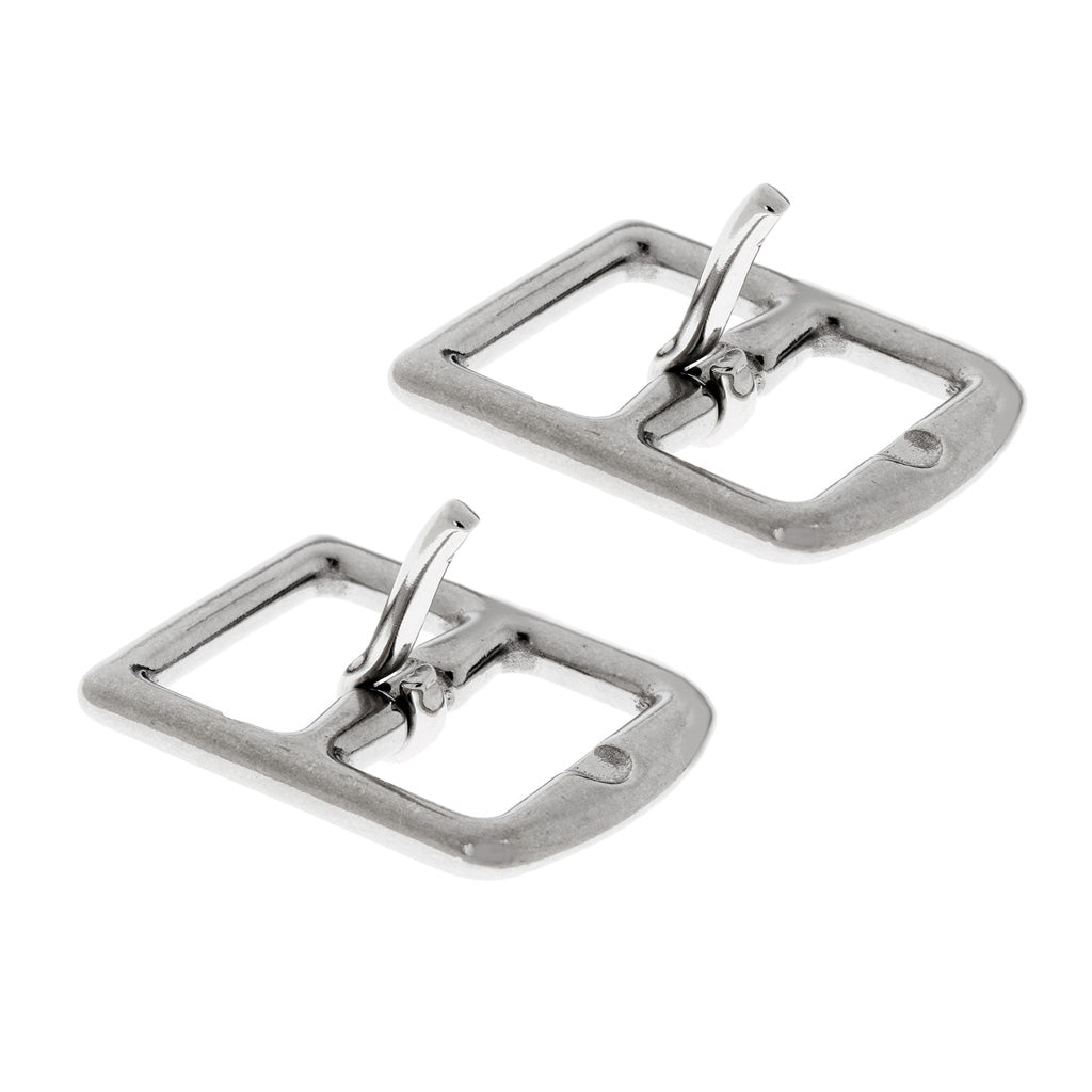 2pcs Stainless Steel Stirrup Belt Buckle Stirrup Belt Accessories Equestrian
