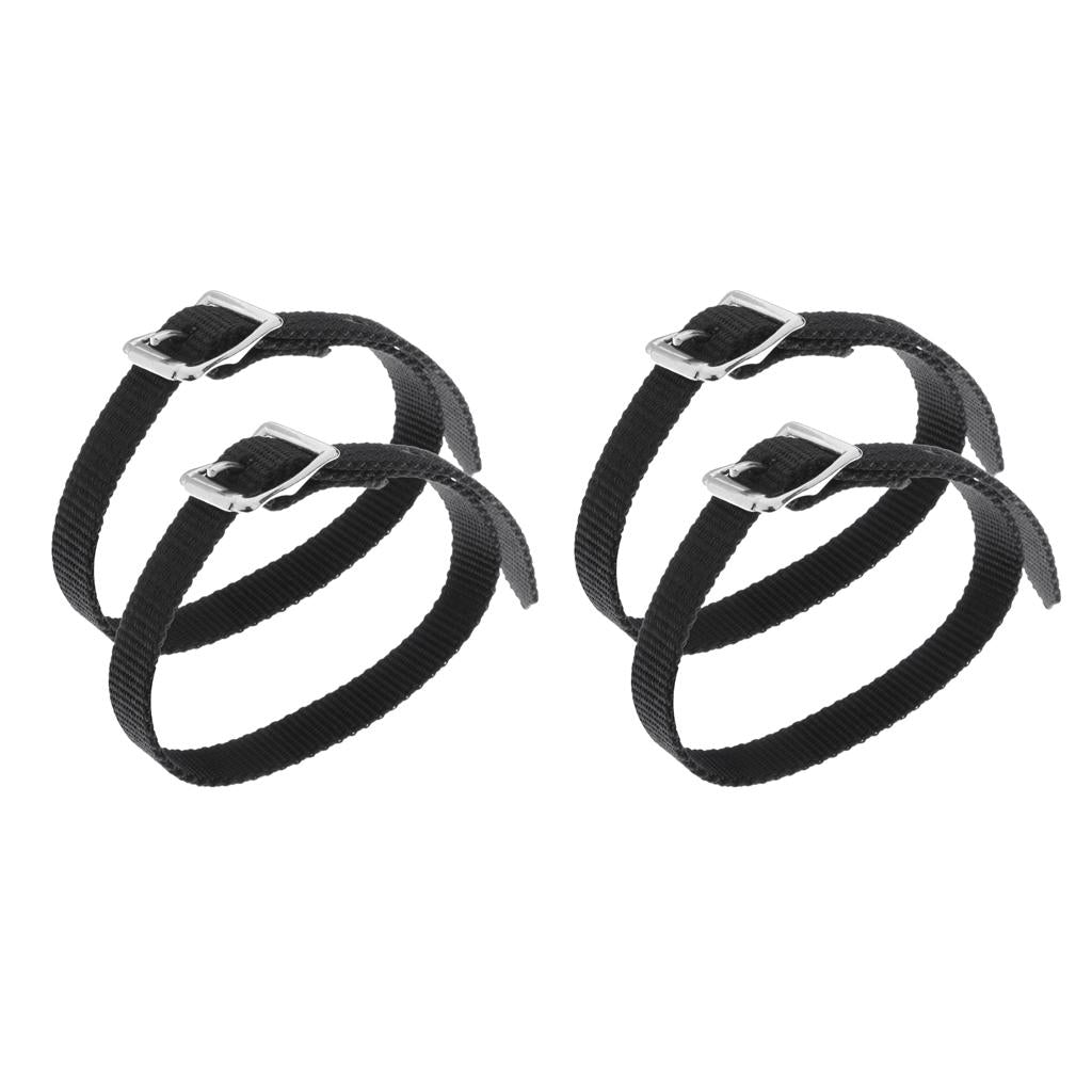 4 pcs Thickened Weaved English Spurs Straps Horse Riding Equestrian