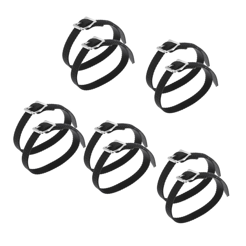 10 Pieces Thickened English Spurs Straps Horse Riding Equestrian Accessories