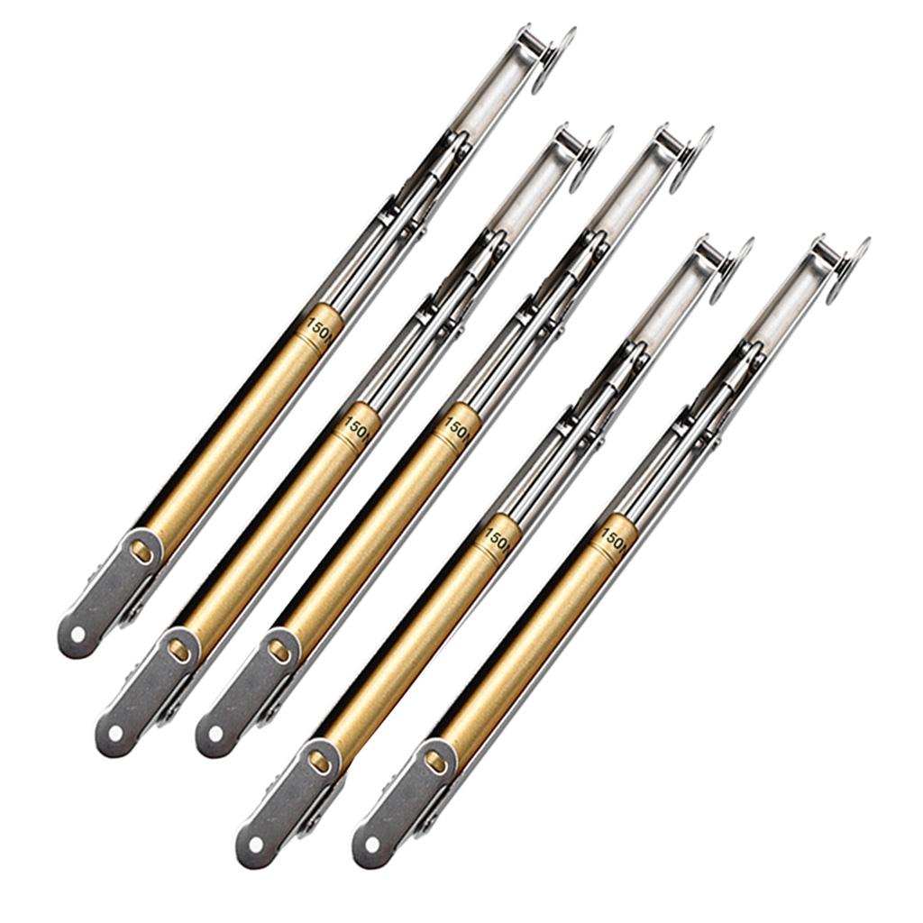 5Pcs Lift Hydraulic Gas Strut Lid Stay Cabinet Door Support Rod Silver 150N