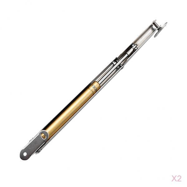 2Pcs Lift Hydraulic Gas Strut Lid Stay Cabinet Door Support Rod Silver 100N