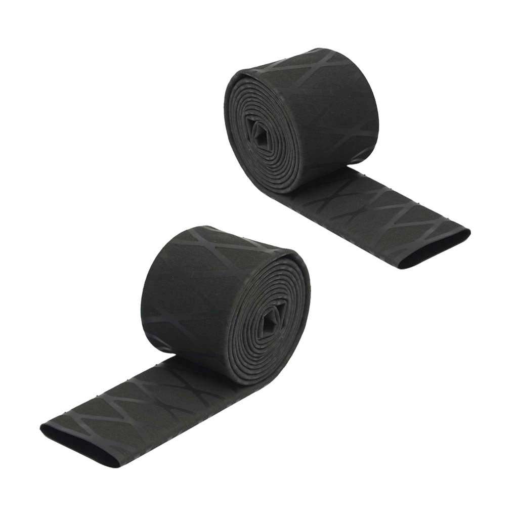 2Pcs Non Slip Textured X-Tube Heat Shrink Tubing Fishing Rod Grips 15mm 18mm