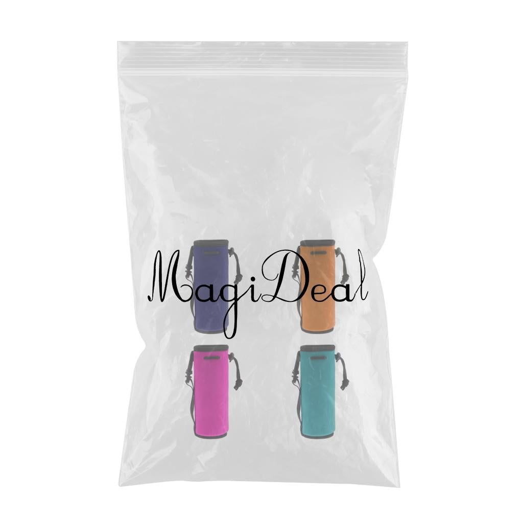 4Pcs Neoprene Insulated Water Drink Bottle Cooler Carrier Cover Sleeve Case