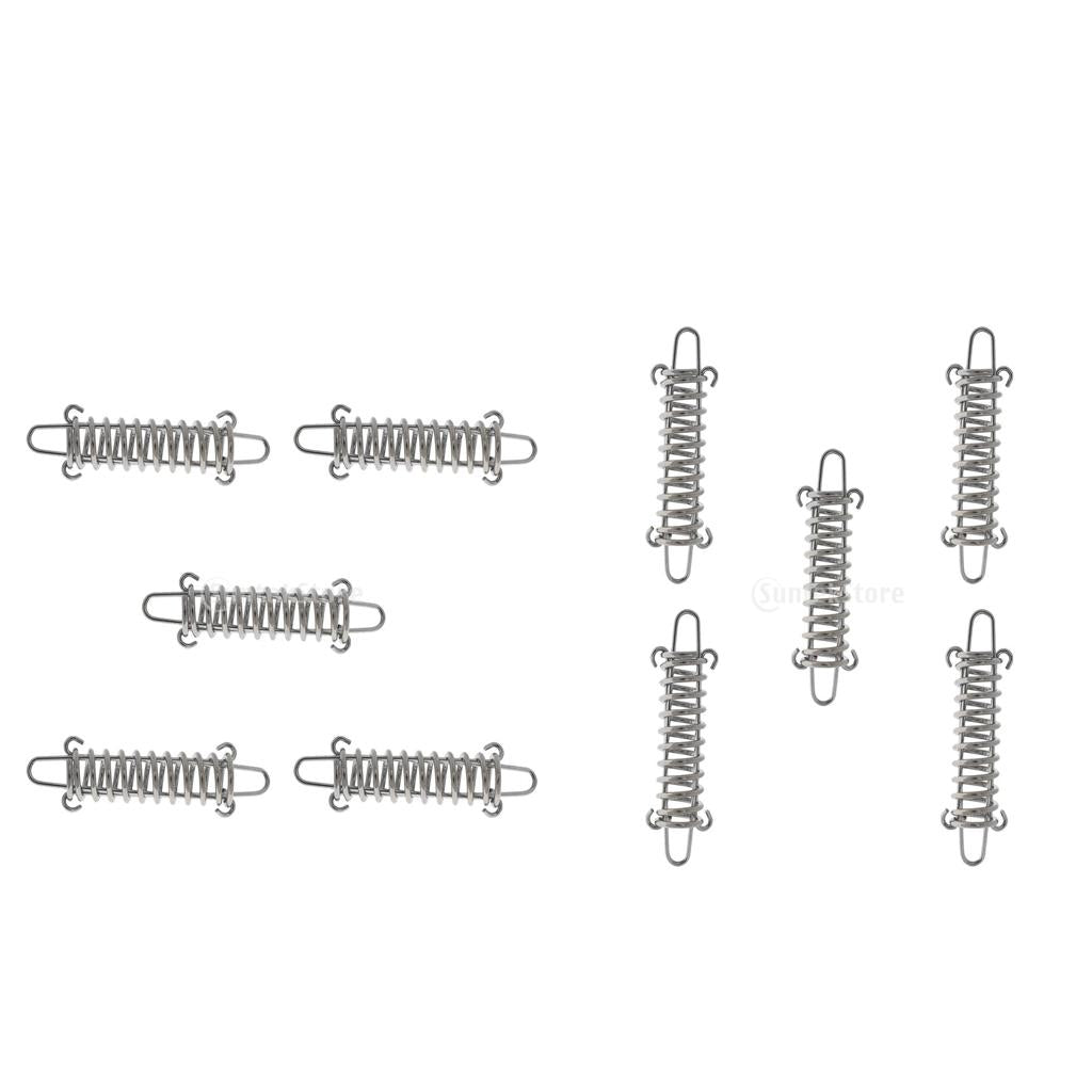 10 Pieces Stainless Steel Camping Awning/Tent Spring Tensioner/ Tightener
