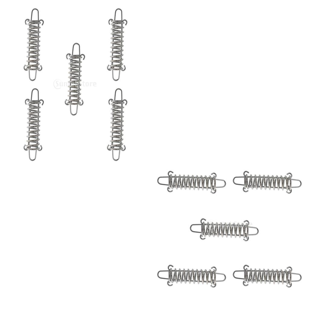 10 Pieces Stainless Steel Camping Awning/Tent Spring Tensioner/ Tightener