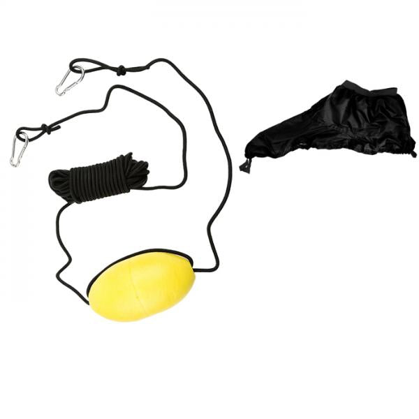30'Kayak Anchor Tow Rope Throw Line Float+Adjustable Kayak Spray Skirt Cover