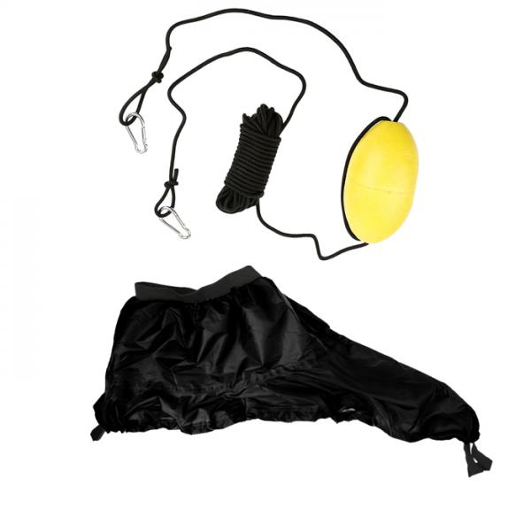 30'Kayak Anchor Tow Rope Throw Line Float+Adjustable Kayak Spray Skirt Cover