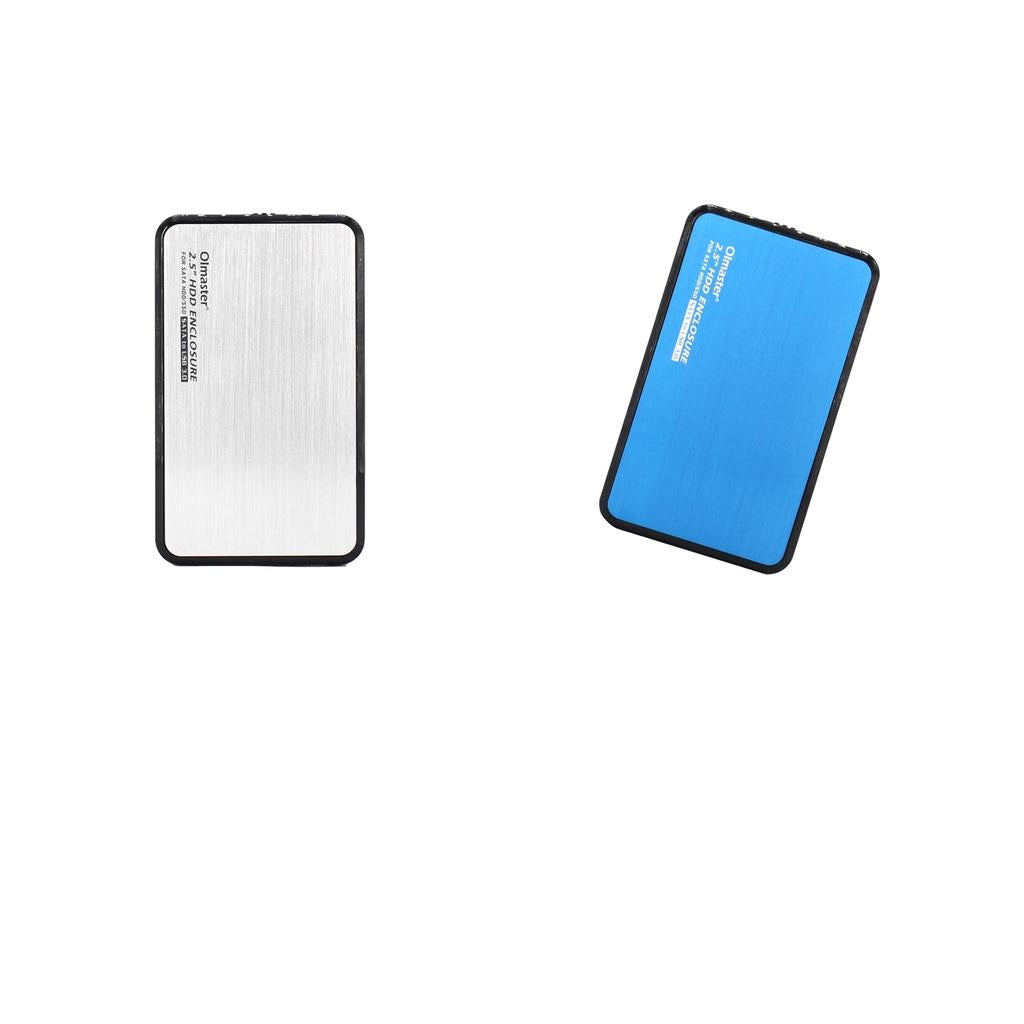 2Pcs 2.5''SSD Hard Drive Enclosure USB to SATA External HDD Housing Case