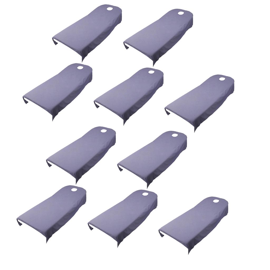 10Pieces SPA massage treatment bed cover Purple