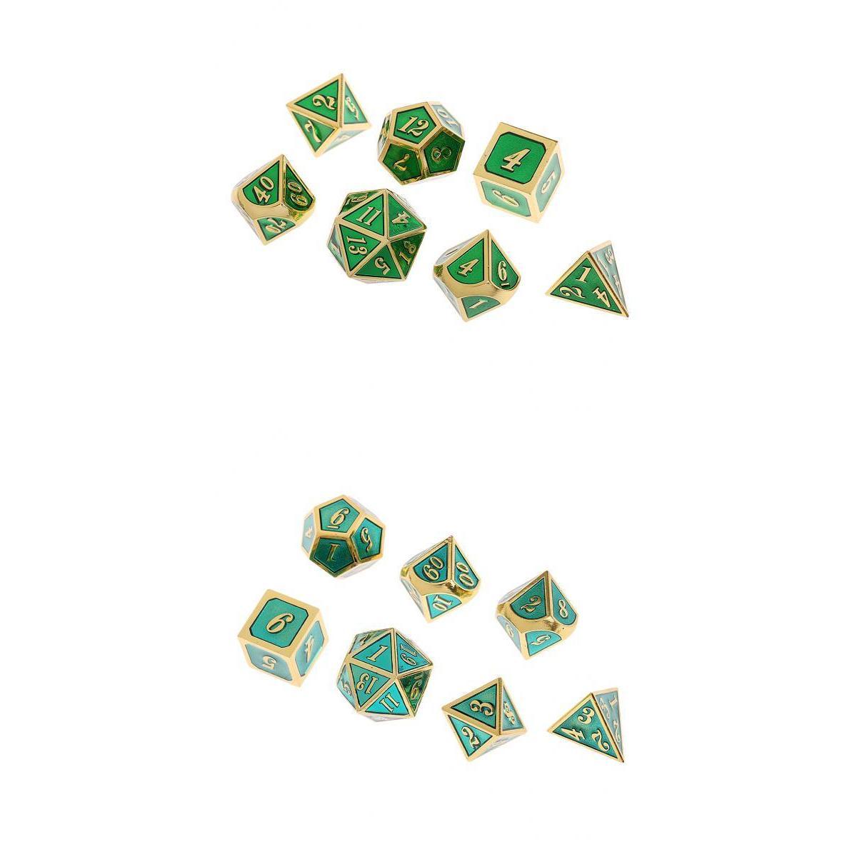 Alloy Polyhedral Dice Set D4-D20 Dies for Dungeons and Dragons Roleplay Toys