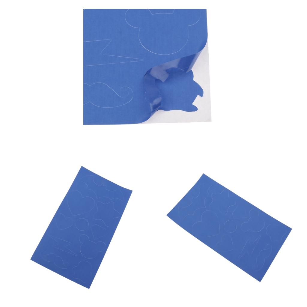 2pcs Nylon Self-adhesive Down Jackets Repair Patch Outdoor Repair Kit Blue