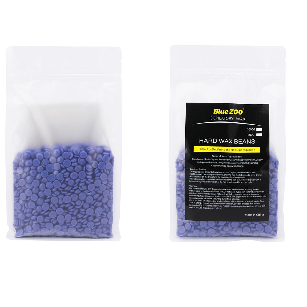 2 Packs 500g Depilatory Hot Film Hard Wax Beans Pellets Bikini Hair Removal