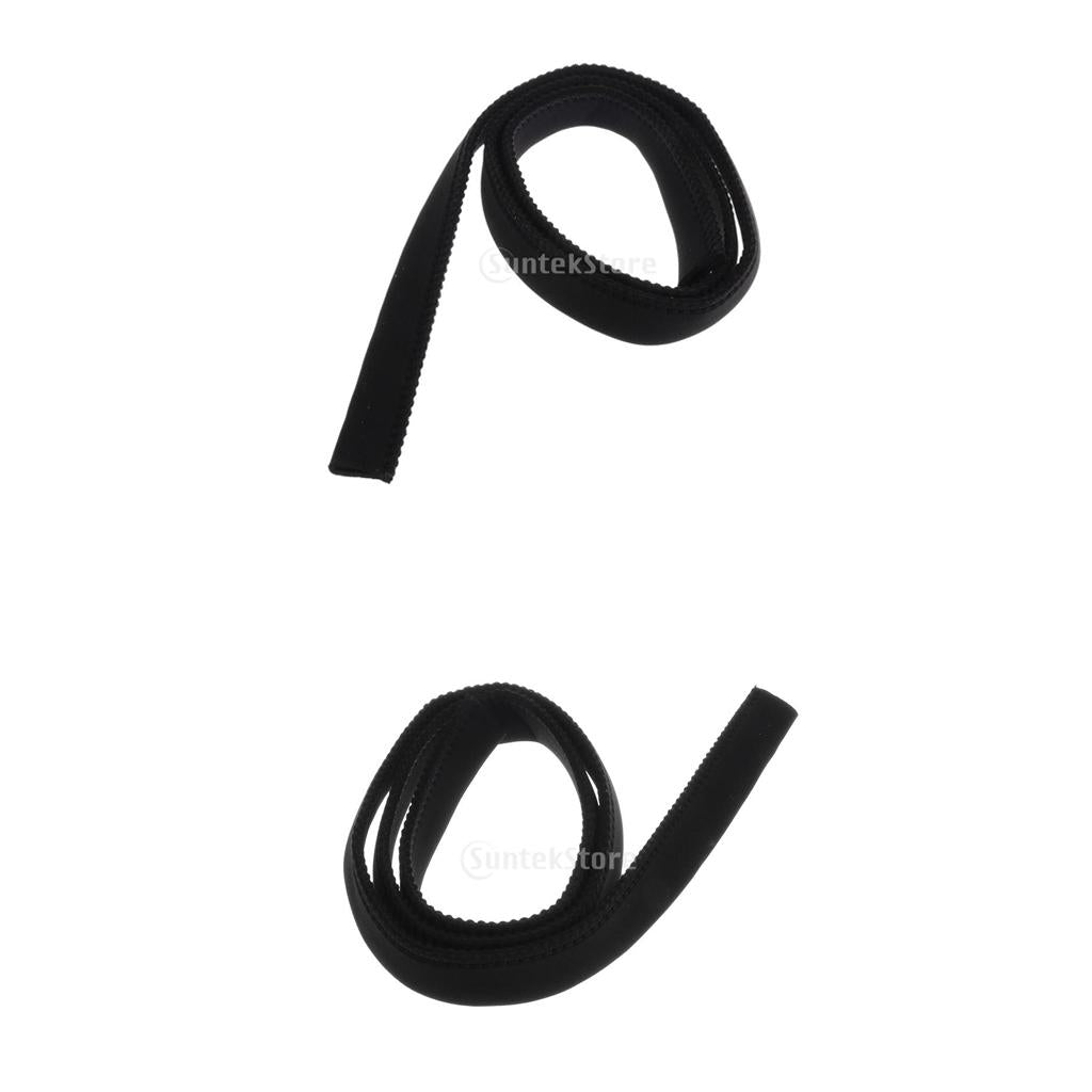 2pcs Hydration Pack Insulated Drink Tube Hose Cover Sleeve Protector Black