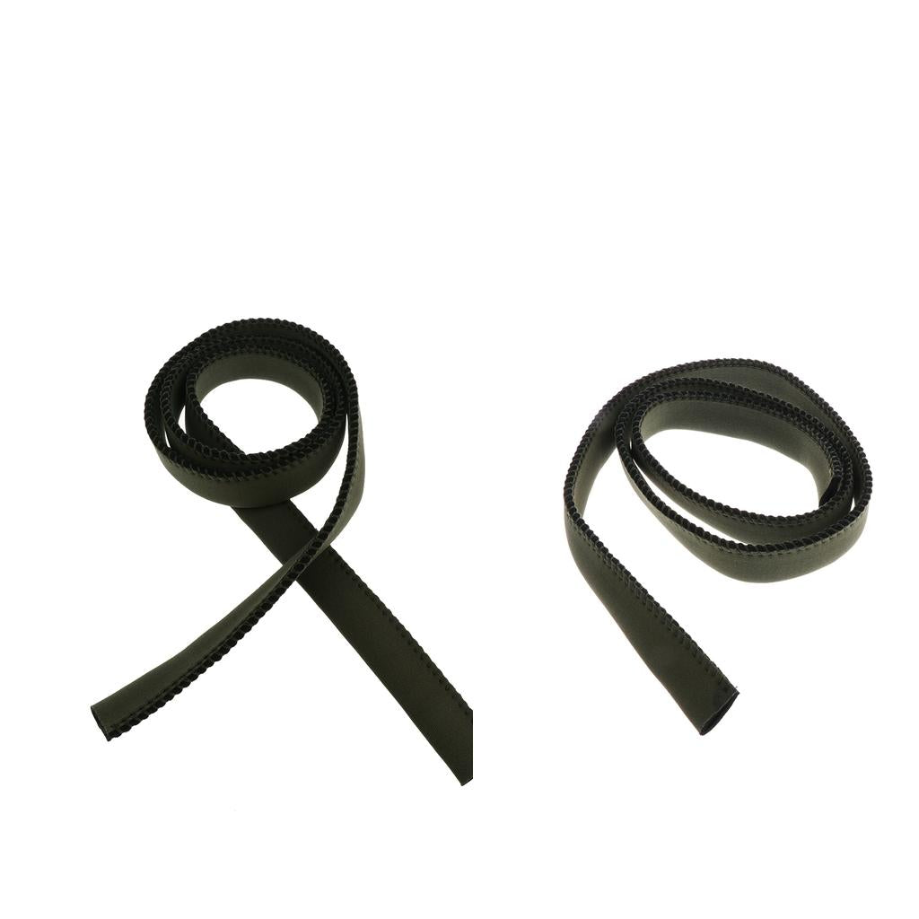 2 Pieces Hydration Pack Insulated Drink Tube Hose Cover Sleeve Army Green