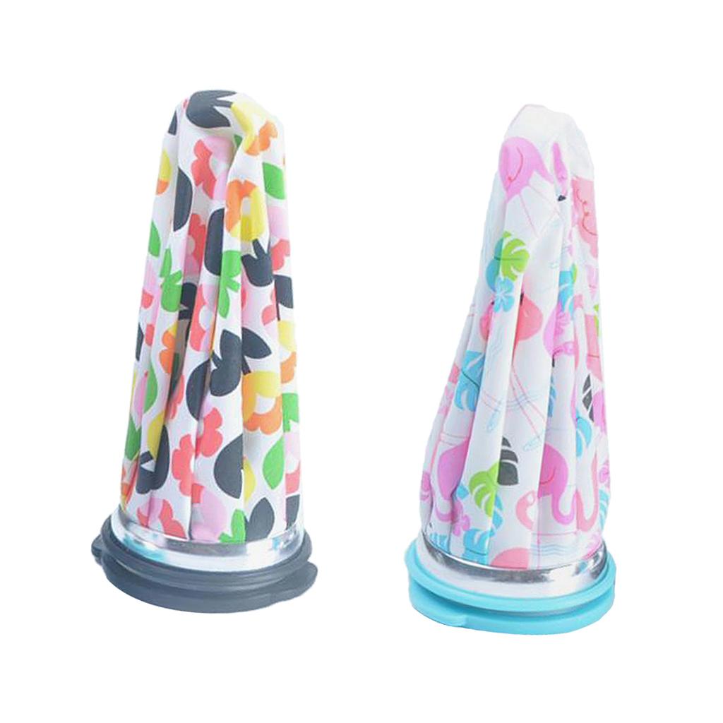 2 Pieces Reusable Ice Bag Cap for Cold Therapy Injury Muscle Pain Relief 7''