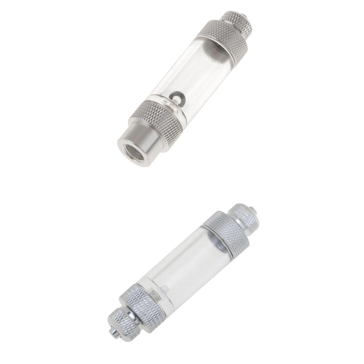 2x Aluminium Aquarium Inline CO2 Bubble Counter with Check Valve