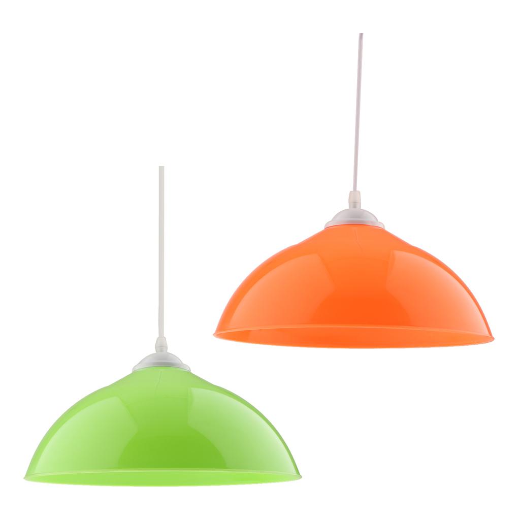 2pcs Semi-circular Ceiling Light Shade Cover Pendant Lampshade Fixture