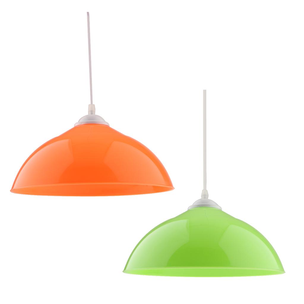 2pcs Semi-circular Ceiling Light Shade Cover Pendant Lampshade Fixture