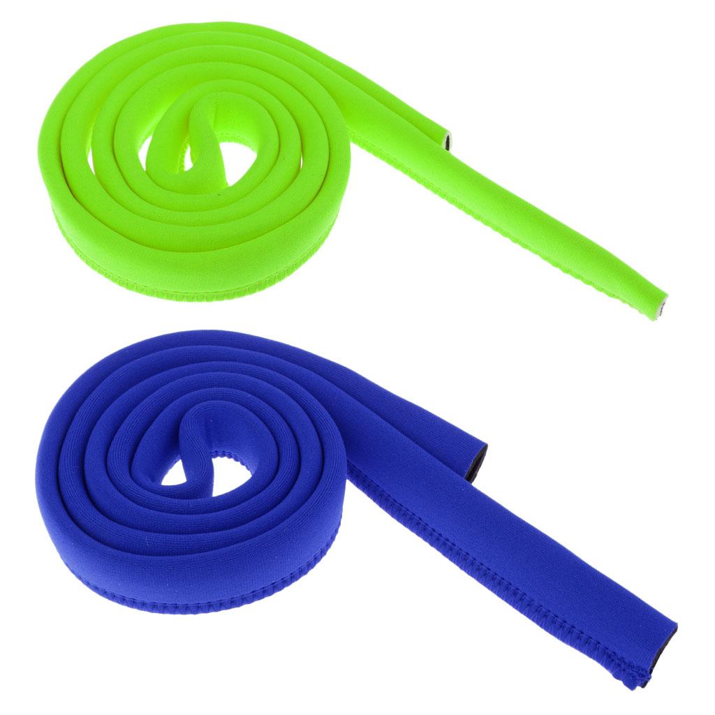 1 Pair Hydration Pack Bladder Tube Insulated Cover Sleeve Green, Blue