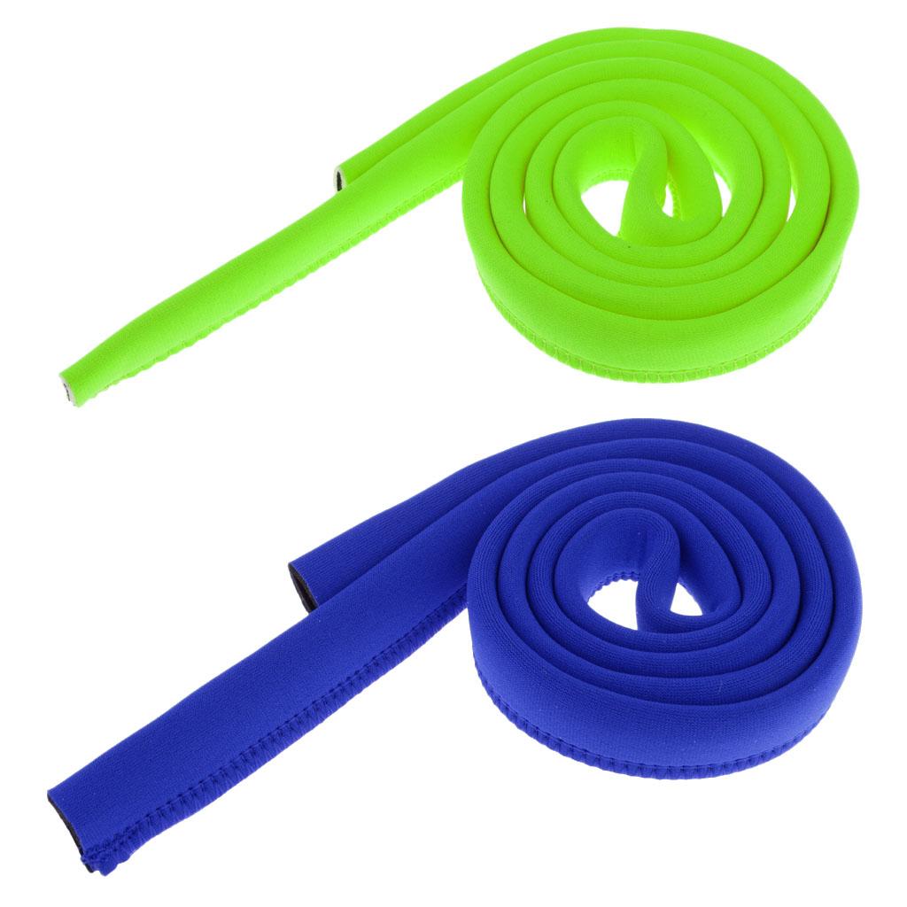 1 Pair Hydration Pack Bladder Tube Insulated Cover Sleeve Green, Blue