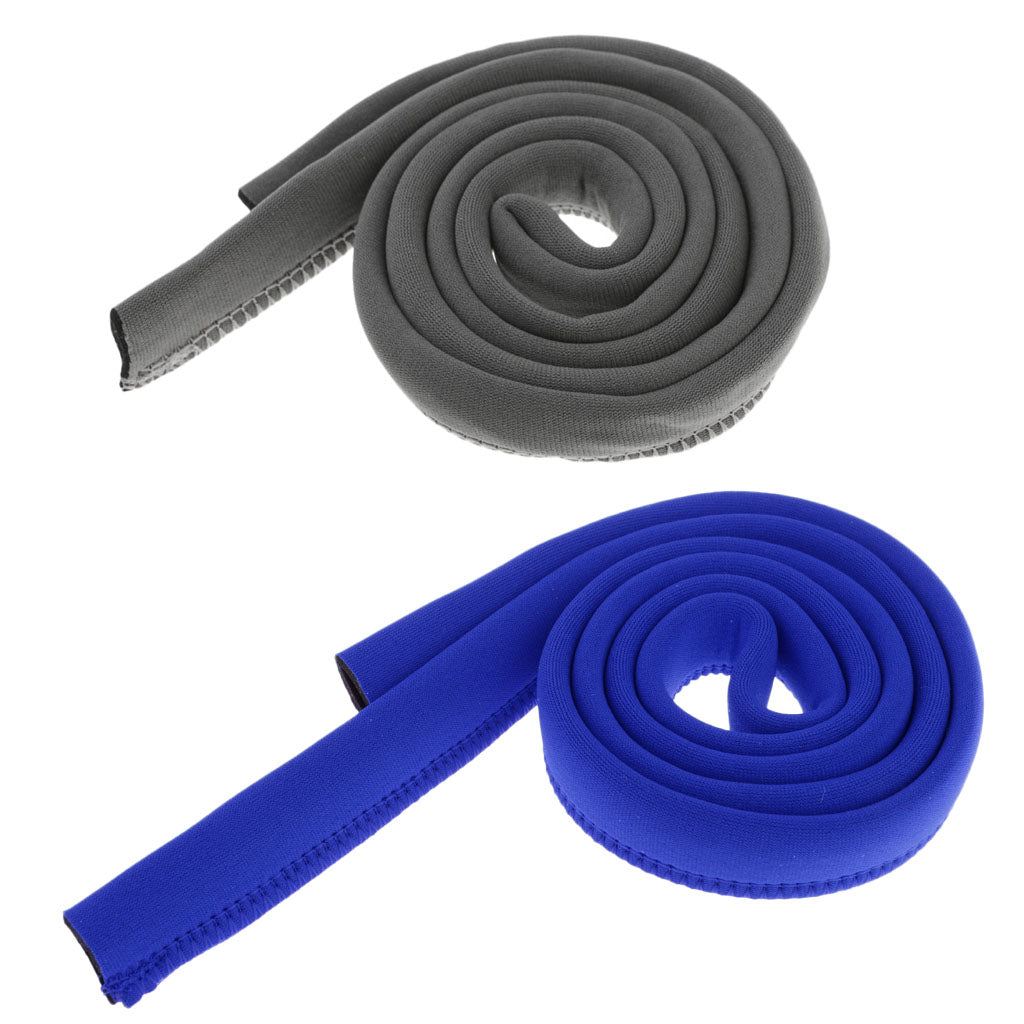 1 Pair Hydration Pack Bladder Tube Insulated Cover Sleeve Blue, Grey