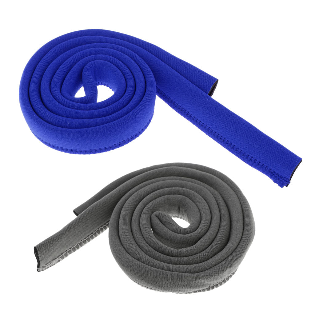 1 Pair Hydration Pack Bladder Tube Insulated Cover Sleeve Blue, Grey