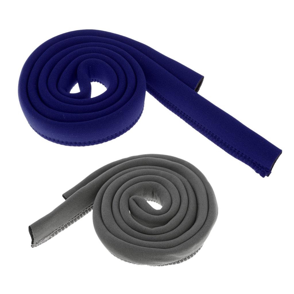 1 Pair Hydration Pack Bladder Tube Insulated Cover Sleeve Dark Blue, Grey