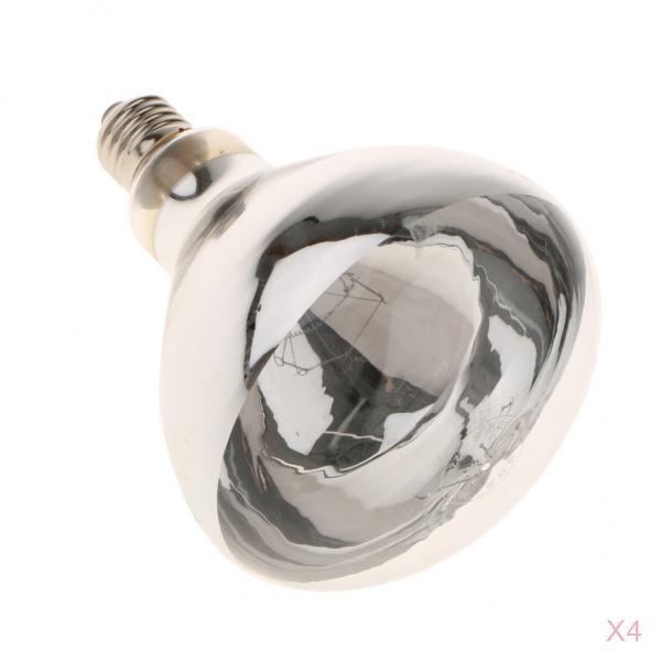 4x Heat Light Bulb Breeding Lamp Heat Emitter Infrared Heater Type 1 - 100W