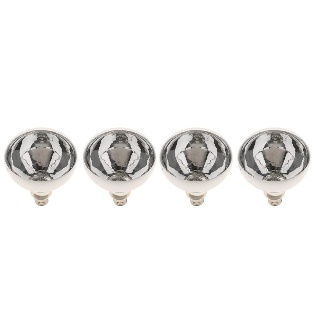 4x Heat Light Bulb Breeding Lamp Heat Emitter Infrared Heater Type 1 - 100W