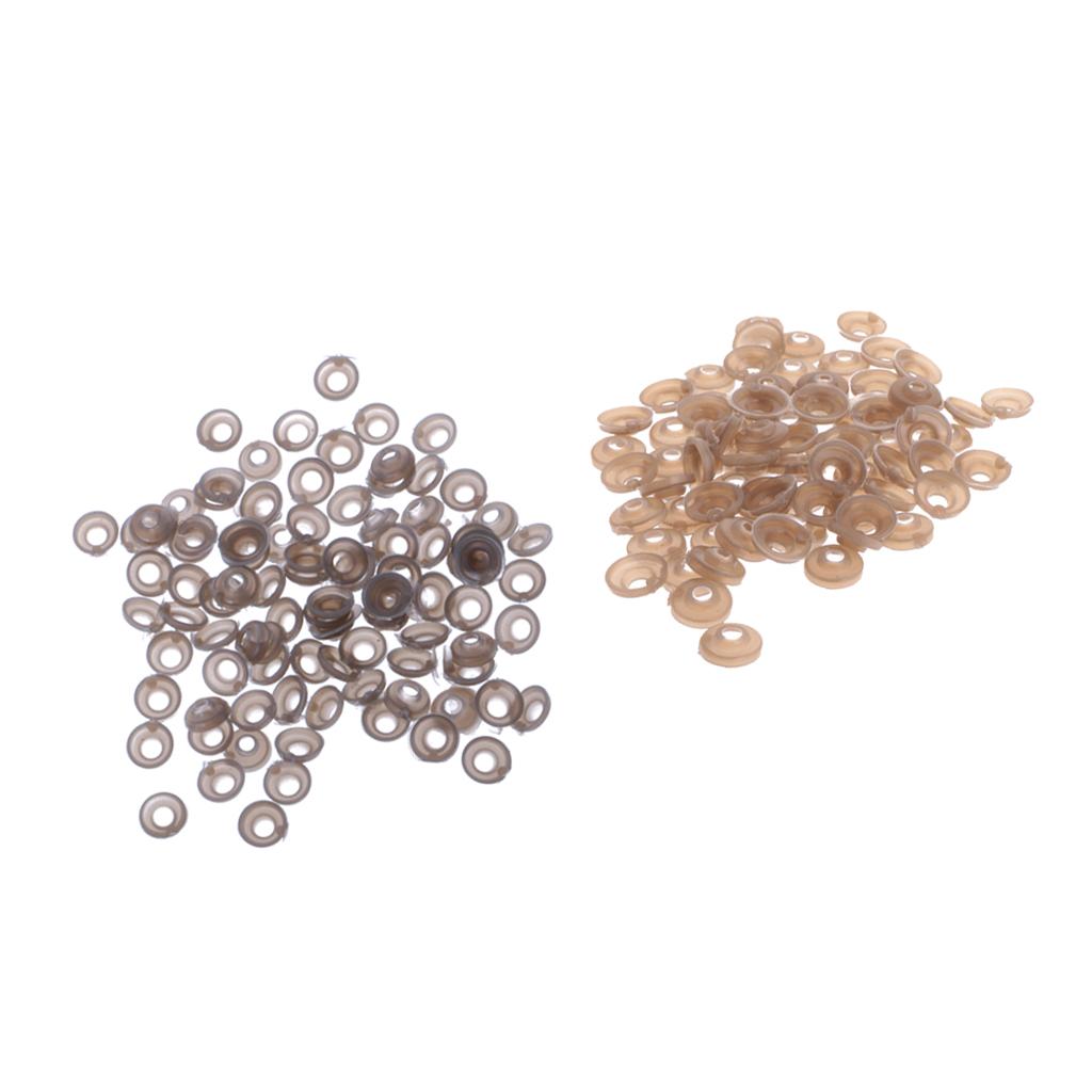 200 Pieces 9mm 11mm Plastic Safety Eyes Nose Washer BACK for Bear Doll DIY