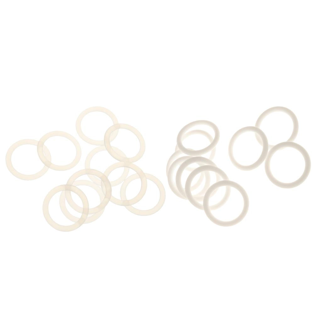 20Pcs Silicone Baby Pacifier Holder Adapter O Ring Dummy Ring
